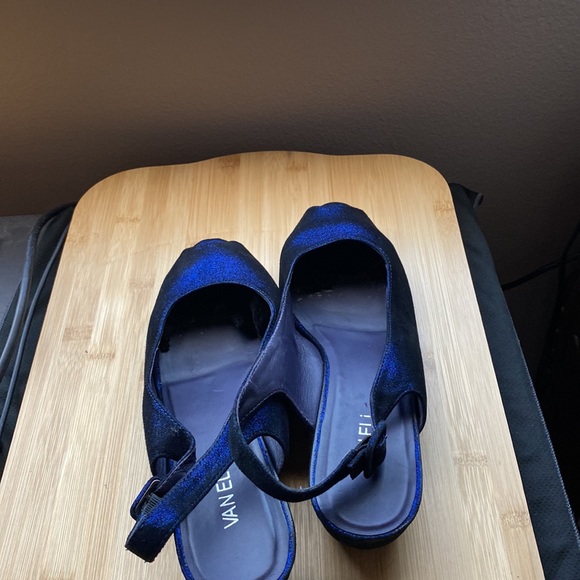 Vaneli slip on electric blue shoe - Picture 3 of 4